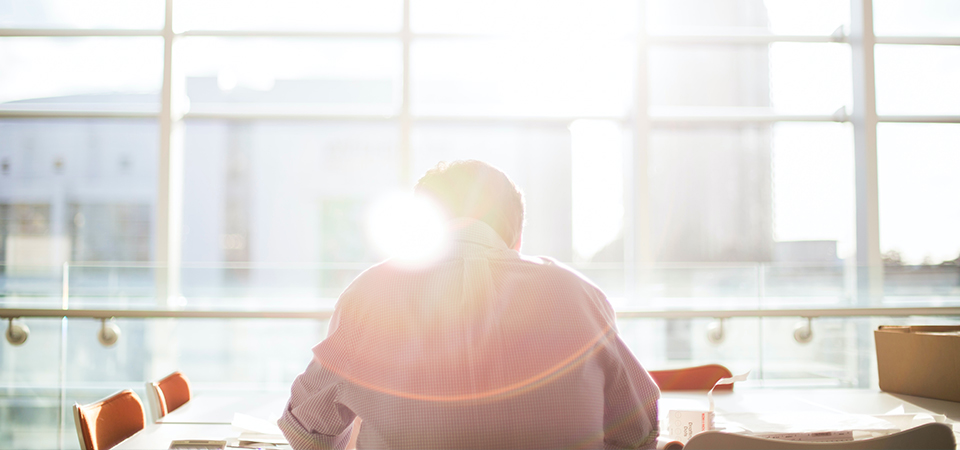 Man At Desk